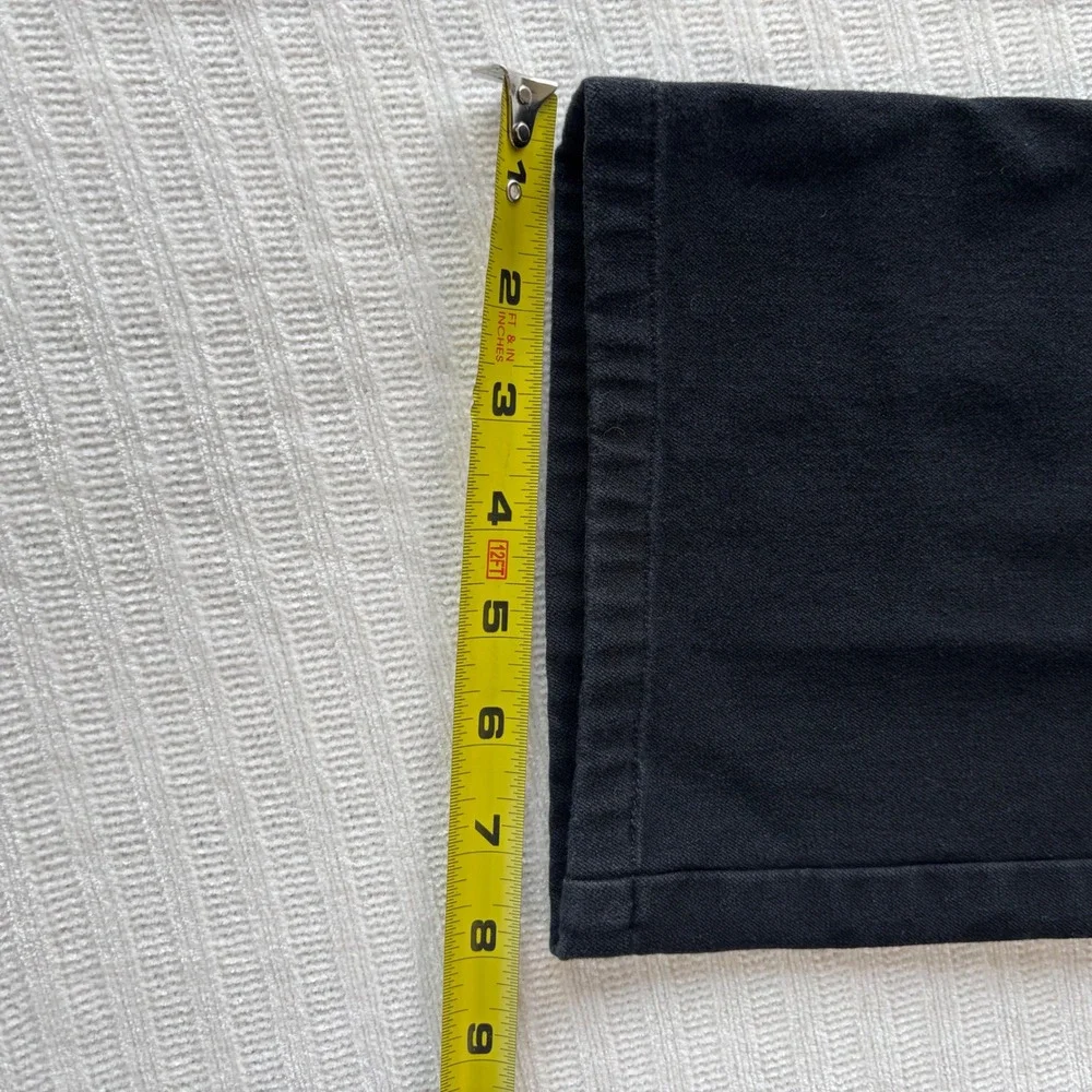 St. John Sport Womens Black Straight Leg Pants Gold‎ Hardware Size 6 Made in USA